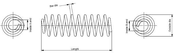Arc spiral punte fata (MONSE3287 MONROE) VW