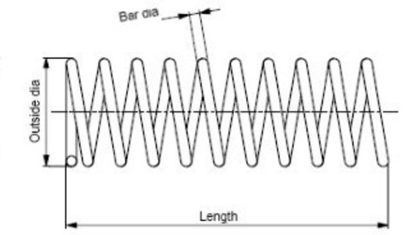 Arc spiral punte fata (MONSP3311 MONROE) MERCEDES-BENZ