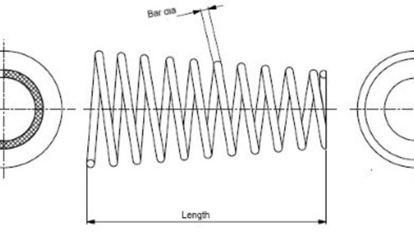 Arc spiral puntea spate (MONSP1372 MONROE) MAZDA