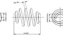 Arc spiral puntea spate (SN3412 MONROE) OPEL,VAUXH...