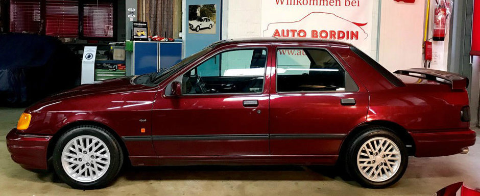 Are 220 CP pe ambele punti si arata ca nou. Uite cu cat se vinde acest superb Ford Sierra Cosworth 4x4 Are 220 CP pe ambele punti si arata ca nou. Uite cu cat se vinde acest superb Ford Sierra Cosworth 4x4