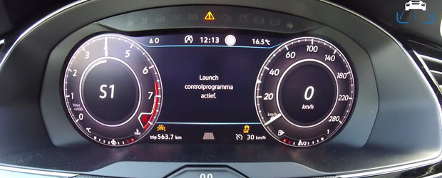 Are 280 CP si 4x4 in standard. TEST DE ACCELERATIE cu cel mai sportiv VW Arteon al momentului