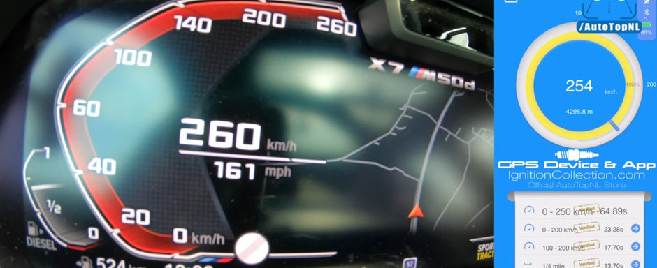 Are un motor DIESEL cu patru turbine. TEST DE ACCELERATIE cu noul BMW X7 M50d Are un motor DIESEL cu patru turbine. TEST DE ACCELERATIE cu noul BMW X7 M50d