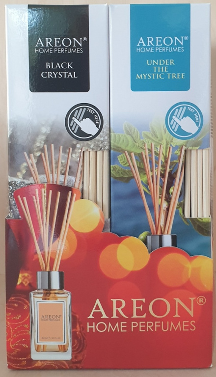 Areon Home Perfume 85 Ml Under The Mystic Tree + Black Crystal Pachet Craciun 2 Buc