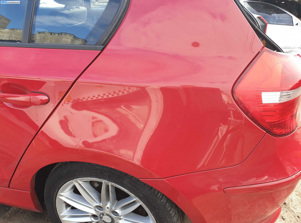 Aripa Caroserie Stanga Spate BMW Seria 1 E87 Hatchback 2004 - 2011 Culoare A61/3 Crimson Red Karmesinrot [K0894]