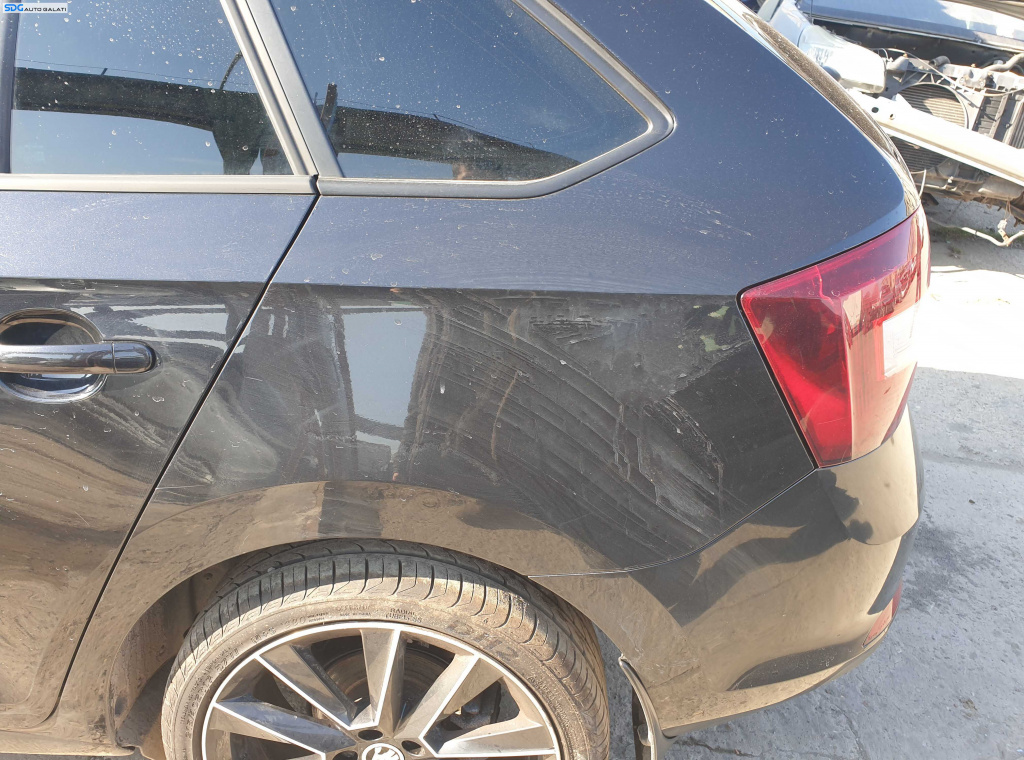 Aripa Caroserie Stanga Spate Skoda Rapid Hatchback 2012 - 2017 Culoare LF9R [K4359]