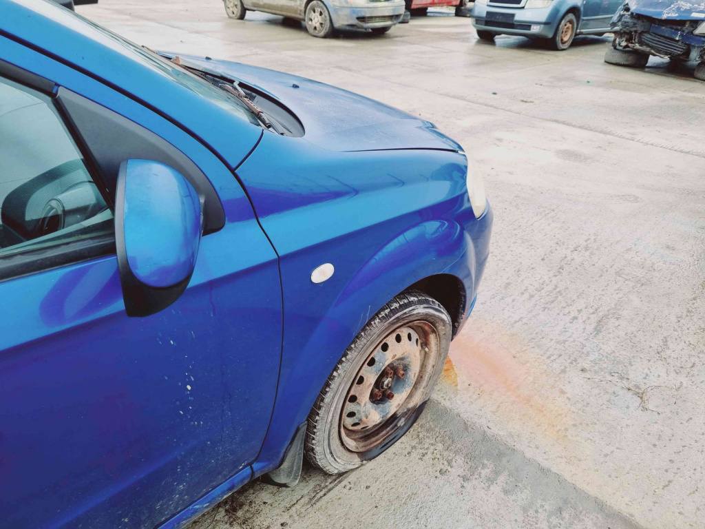 Aripa dreapta fata Chevrolet Aveo (T250, T255) [Fabr 2003-2011] Albastru