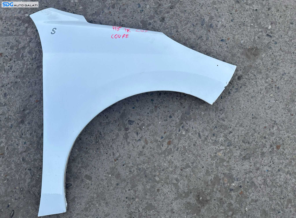 Aripa Dreapta Fata cu Imperfectiuni Peugeot 207 CC Cabrio Coupe 2006 - 2014 [X3152]