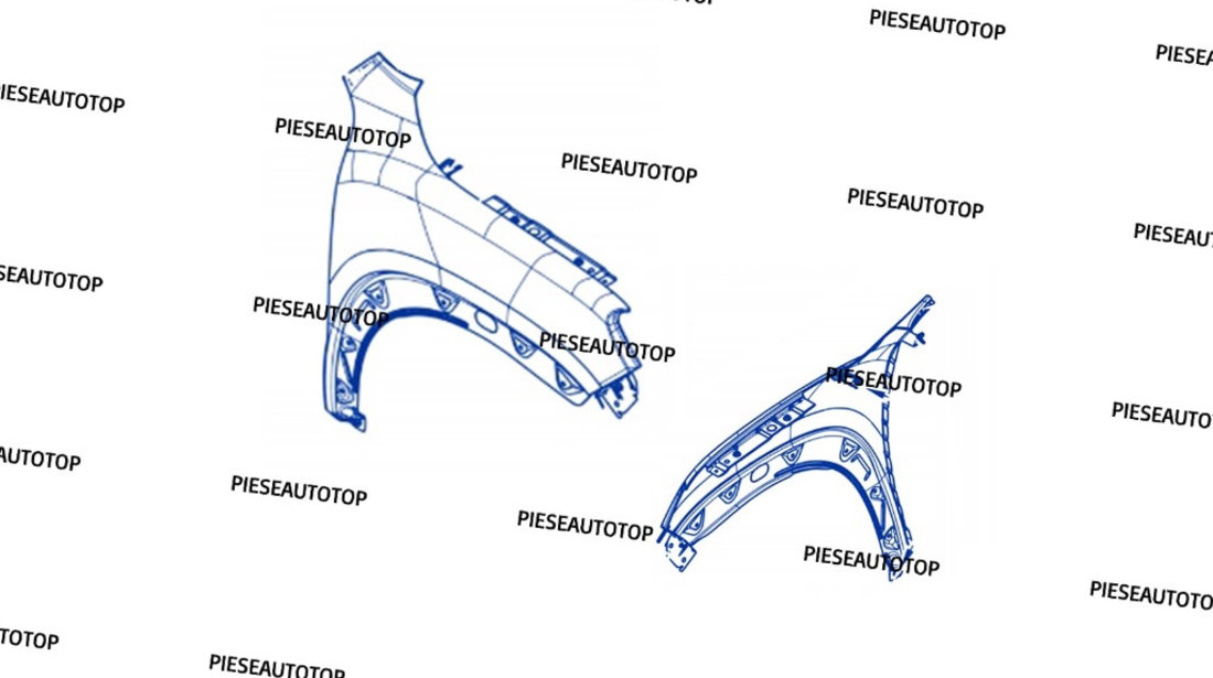 Aripa dreapta fata Dacia Spring 2021-2023 NOUA 631007661R OE