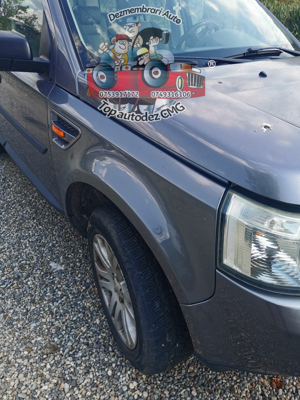 Aripa dreapta fata Land Rover freelander 2 gri LRC 907