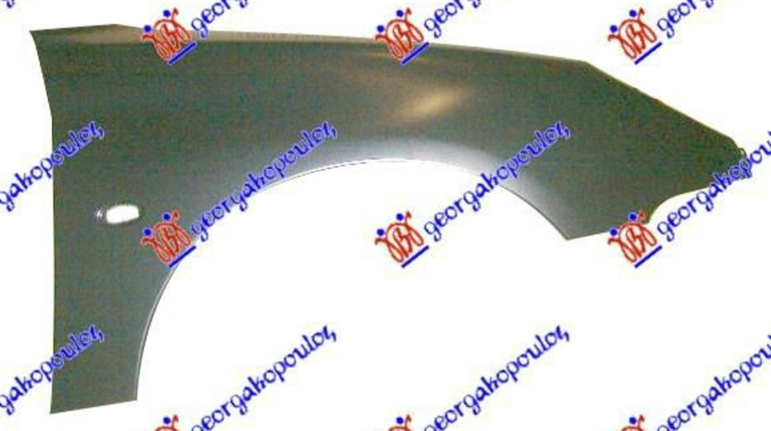 Aripa Fata Asia Dreapta Peugeot 206 An 1998 1999 2000 2001 2002 2003 2004 2005 2006 2007 2008 2009