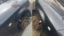 Aripa fata Audi A6 C5 negru LZ9W aripi stanga drea...