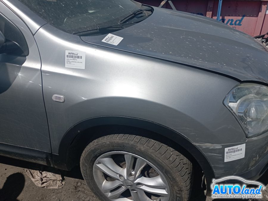 Aripa Fata Dreapta Cu Bandou Nissan QASHQAI J10,JJ10 2007