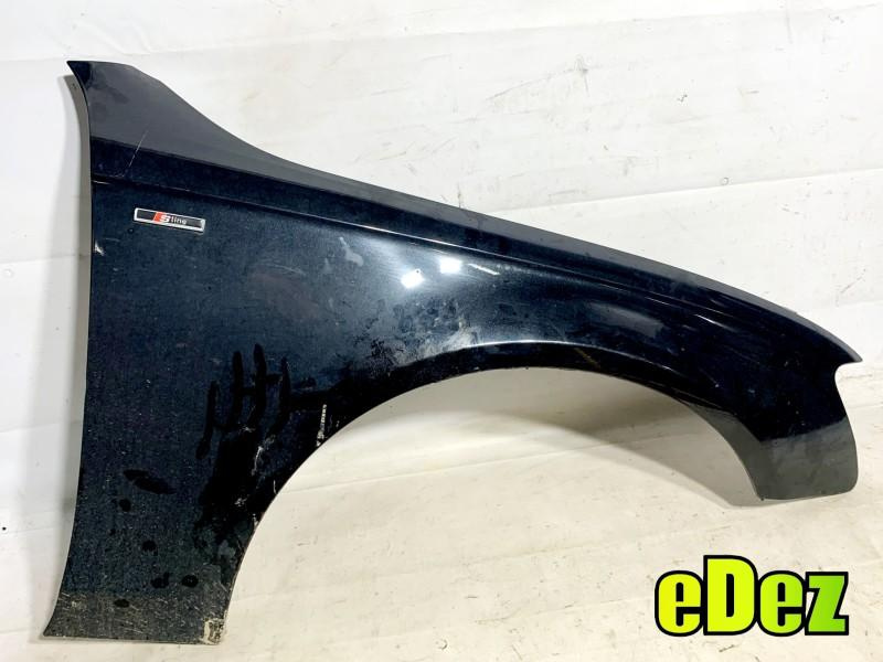 Aripa fata dreapta culoare neagra - lz9y Audi A4 (2007-2011) [8K2, B8]