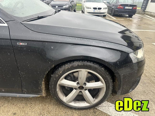 Aripa fata dreapta culoare neagra - lz9y Audi A4 (2007-2011) [8K2, B8]
