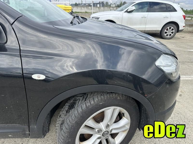 Aripa fata dreapta culoare neagra - z11 Nissan Qashqai facelift (2010-2013) [NJ10]