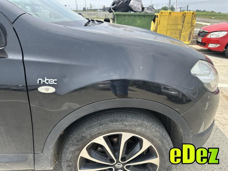 Aripa fata dreapta culoare neagra - z11 Nissan Qashqai facelift (2010-2013) [NJ10]