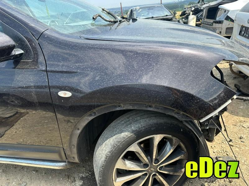 Aripa fata dreapta culoare negru - gab Nissan Qashqai plus 2 facelift (2010-2014)