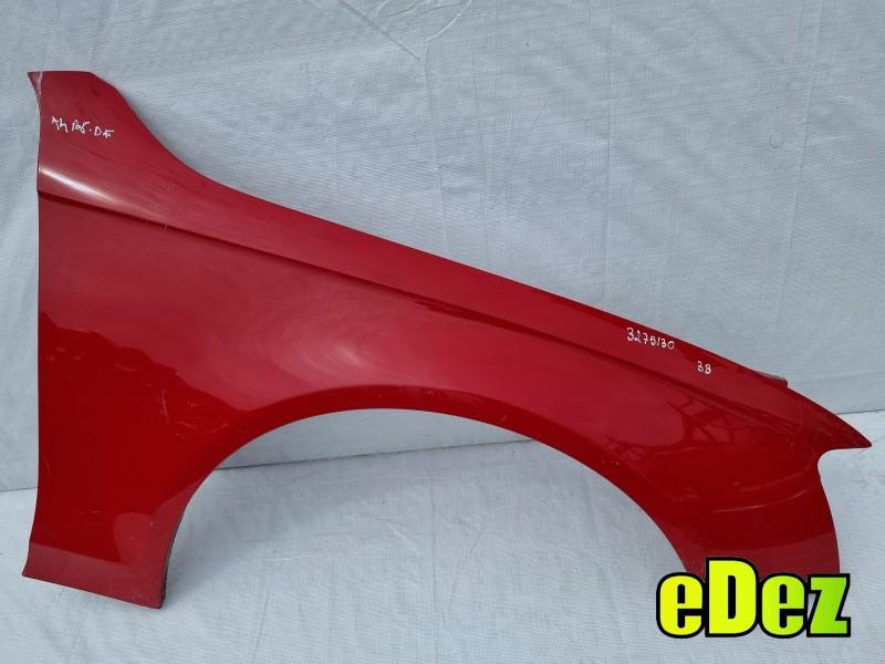 Aripa fata dreapta culoare rosie - ly3j Audi A4 (2007-2011) [8K2, B8]