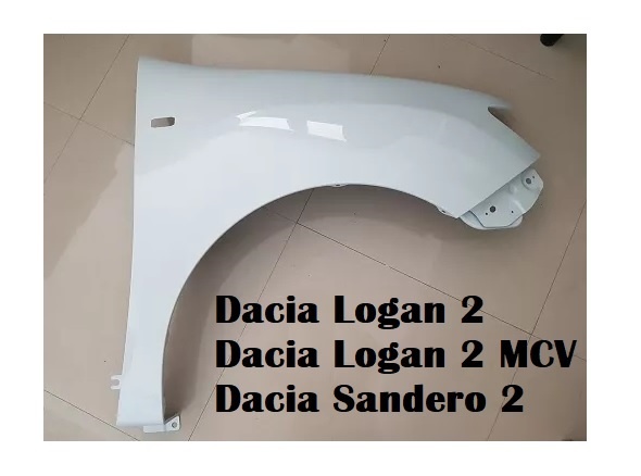 Aripa fata dreapta Dacia Logan 2 2013-2020 NOUA (VOPSITA ALB)