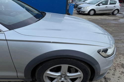 Aripa fata dreapta gri LX7W Audi A6 allroad C7 [2012 - 2014]