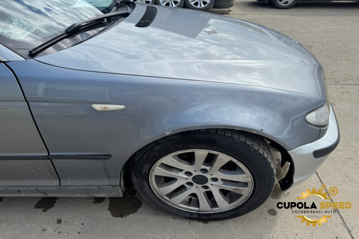 Aripa fata dreapta Silber Grau Metallic BMW Seria 3 E46 [facelift] [2001 - 2006]