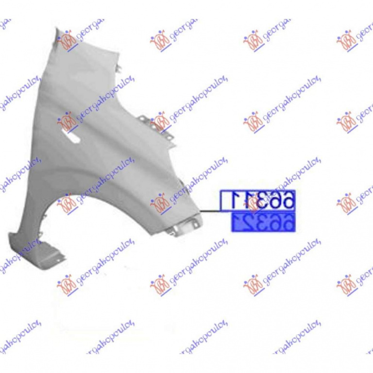 Aripa Fata - Hyundai I10 1999 , 66311-K7000