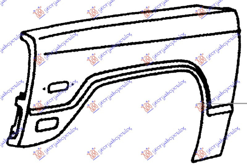 Aripa Fata - Mazda P/U B1600 1977 , E27z-16006a