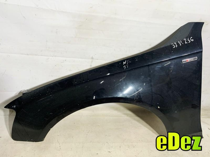 Aripa fata stanga cu defect culoare neagra - lz9y Audi A4 (2007-2011) [8K2, B8]