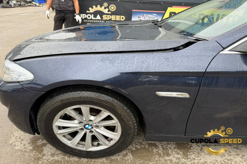 Aripa fata stanga culoare A89 Imperial Blue Brilliant BMW Seria 5 F10 [2009 - 2013]