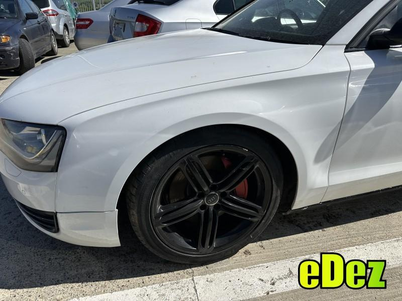 Aripa fata stanga culoare alba - ly9c Audi A8 (2009-2017) [4H] D4