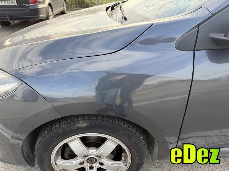 Aripa fata stanga culoare grey titanium Renault Megane 3 facelift (2012-2016)