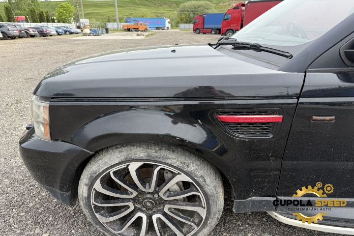 Aripa fata stanga culoare Java Black [697] Land Rover Range Rover Sport [2005 - 2009]