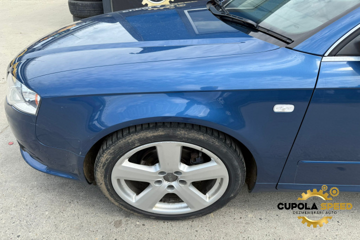 Aripa fata stanga culoare LZ5C Audi A4 B7 [2004 - 2008] S-Line 2.0TDI BRE