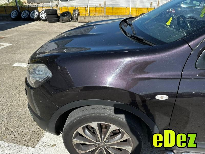 Aripa fata stanga culoare negru - gab Nissan Qashqai plus 2 facelift (2010-2014)