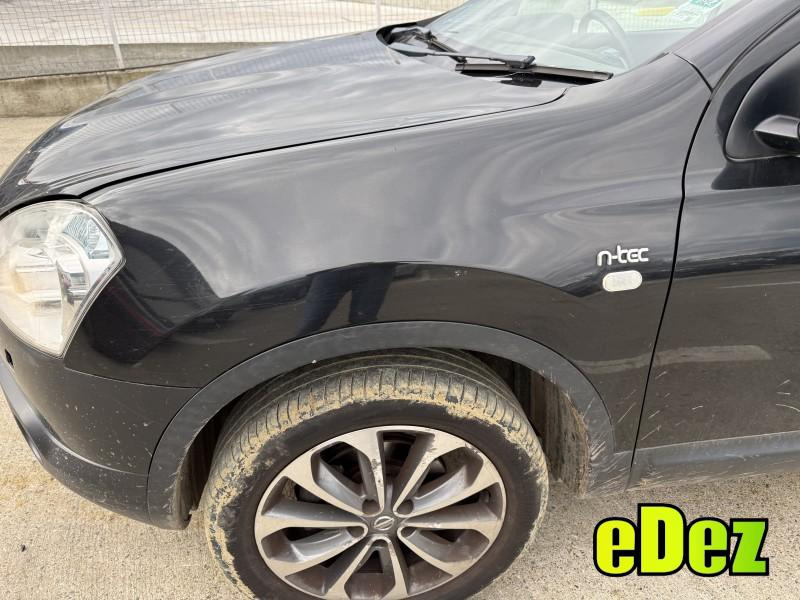 Aripa fata stanga culoare negru - z11 Nissan Qashqai (2007-2010) [J10]