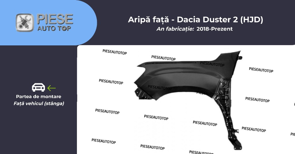 Aripa fata stanga Dacia Duster 2 2022 NOUA 631011252R