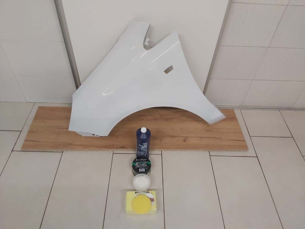 Aripa Fata Stanga Opel Corsa D 2006 2007 | 2008 2009 | 2010 2011 (Z474 (Alb)) + Pachet ...