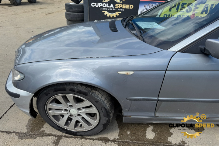 Aripa fata stanga Silber Grau Metallic BMW Seria 3 E46 [facelift] [2001 - 2006]