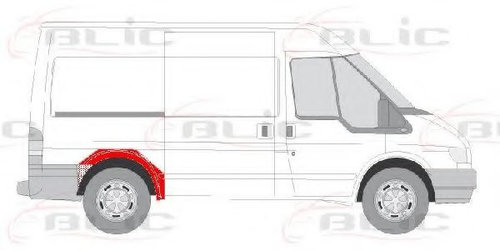 Aripa interior FORD TRANSIT bus (FD, FB, FS, FZ, FC) (2000 - 2006) BLIC 6504-03-2509592P piesa NOUA
