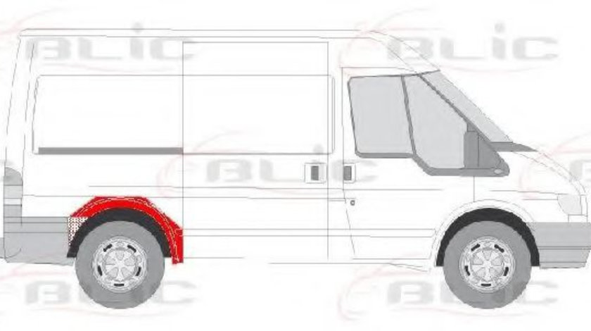 Aripa interior FORD TRANSIT caroserie (2006 - 2014) BLIC 6504-03-2509592P piesa NOUA