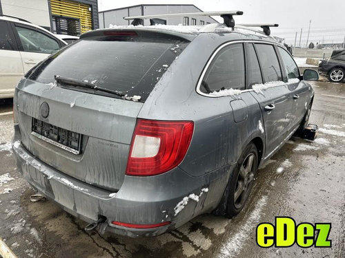 Aripa spate dreapta culoare steel grey met - lf8l Skoda Superb 2 (2008-2013)