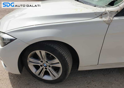 Aripa Stanga Fata BMW Seria 3 F30 F31 LCI Facelift 2014 - 2018 Culoare Alpinweiss 3 300