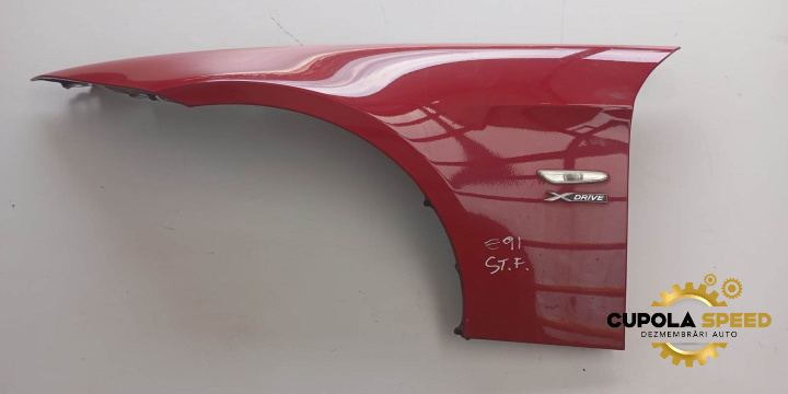 Aripa stanga fata culoare KARMESINROT (A61/3) BMW Seria 3 E90 [facelift] [2008 - 2013]