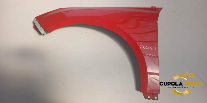 Aripa stanga fata culoare Race Red Ford Focus 3 [2011 - 2015]