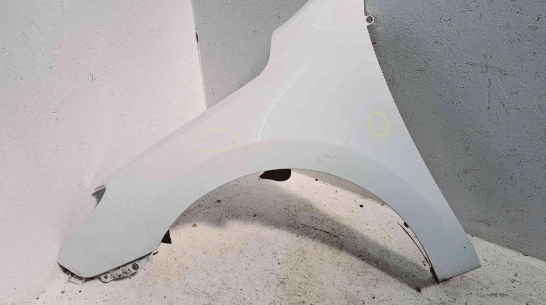 Aripa stanga fata Hyundai i30 (FD) [Fabr 2007-2012] CRYSTAL WHITE [7F]
