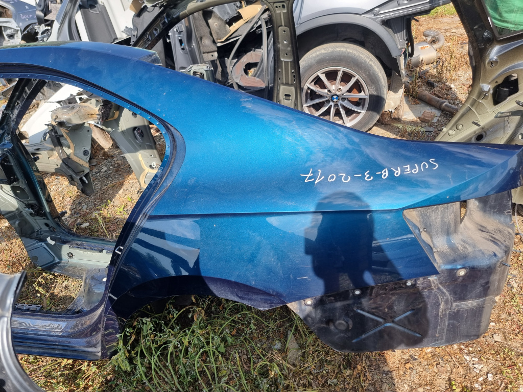 Aripa Stanga Spate Skoda Superb 3 Berlina - Motorina 2017, -