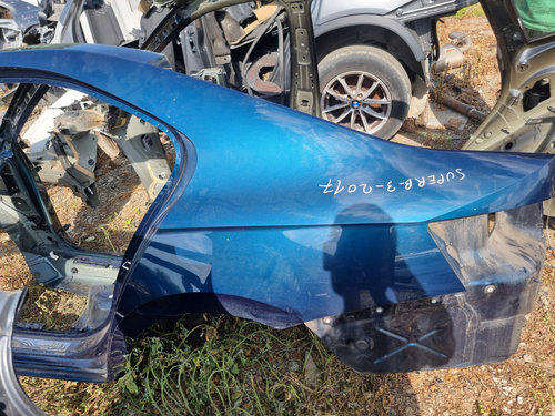 Aripa Stanga Spate Skoda Superb 3 Berlina - Motorina 2017, -