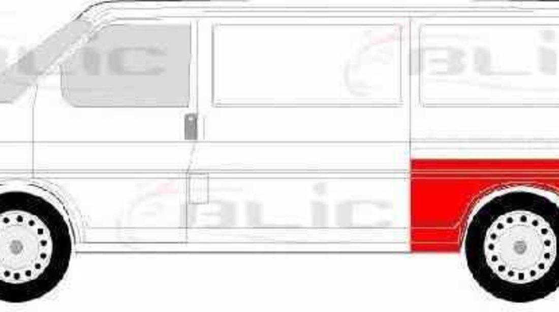 Aripa VW TRANSPORTER IV bus 70XB 70XC 7DB 7DW BLIC 6504-01-9558533P