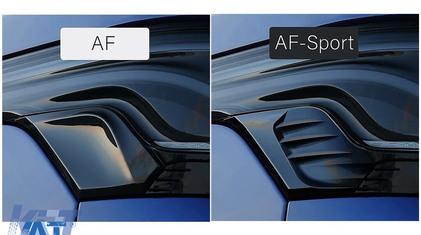 Aripioare Aerodinamice AF-Sport pentru Stopuri Glohh GL-5i GL-5X compatibil cu Range Rover Sport L494 (2013-up) Negru